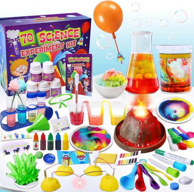 70 Lab Experiments Science Kits for Kids Chemistry Set Toys